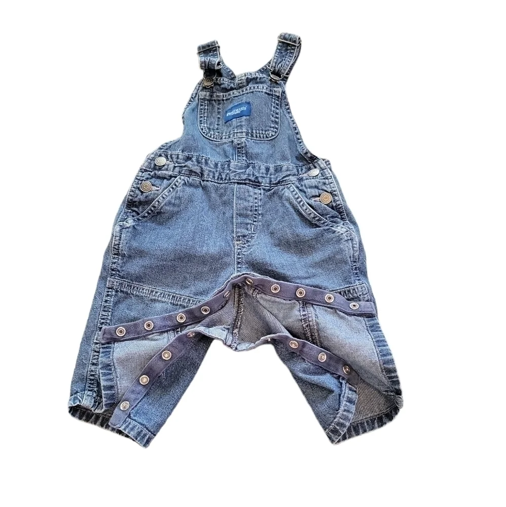 Genuine Kids from OshKosh size 12 months denim overalls